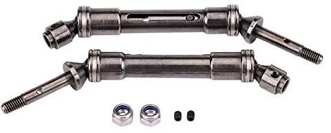 plplaaoo Eje de transmisión Trasero de Acero Inoxidable para Coche RC Escala Slash 1 10, 2 Ejes Ligeros compatibles con Tipos Bandit 2WD