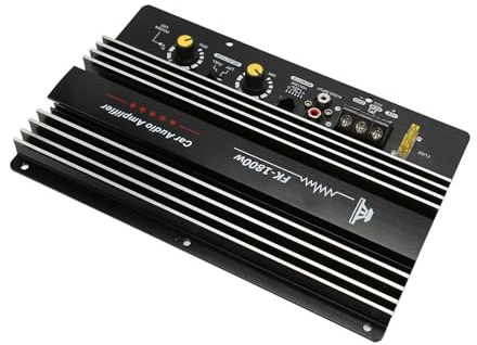 KIMISS Amplificateur Automobile 12V 1800W AMPIR STÉRÉO Amplificateur Haute Puissance de Bassins de Basse sous-woofer