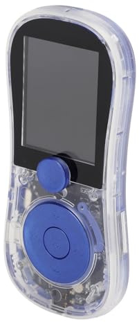 aqxreight Lettore MP3 MP4 con Schermo a Colori da 1,77 Pollici Giroscopio con Punta delle Registratore Vocale Lettore Musicale Portatile con Altoparlante Radio E Book Blu Scheda di Memoria Piccola