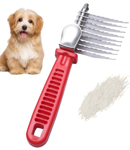Pettine Anti-Nodi Per Toelettatura Animali Strumenti Lisci Ergonomici | Pettine da toelettatura per pelo aggrovigliato di animali domestici Pettine Liscio Delicato Per