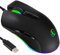 IULONEE Gaming Maus USB Typ C RGB Kabelgebundene Computer Mäuse Ergonomische Gamer Mouse Kompatibel mit M@c, PC, Matebook, Chromebook, Universal Laptop Windows Zubehör Schwarz