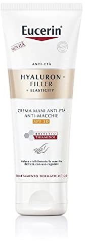 Eucerin Hyaluron-Filler + Elasticity Crema Mani Anti-Età SPF 30 75ml