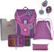 DerDieDas ErgoFlex MAX Schulranzenset 5-teilig Purple Dots