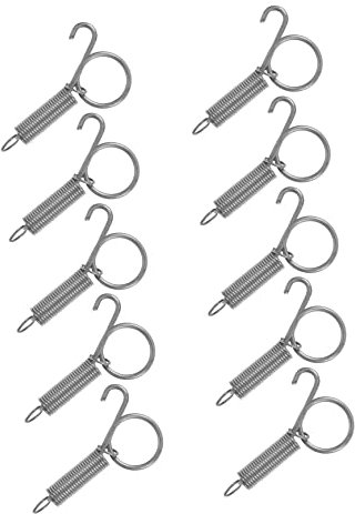 POPETPOP 10stücke Teiliges Türhaken Für Kaninchenkäfige Mit Federhaken Einhängbar Für Hühner Taubenkäfige Robust Und Installieren Ergonomisch Gestaltet