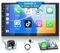 Podofo Autoradio Android 2 Din avec Carplay sans Fil Android Auto, 4+64G 7 Pouces Android Bluetooth Autoradio stéréo 2 Din avec écran avec 59 UI, GPS, WiFi, SWC, RDS/FM Radio + Caméra de recul