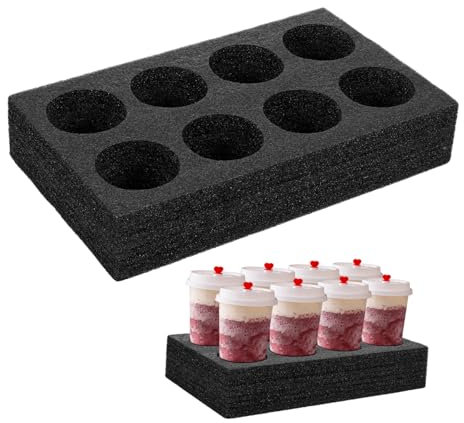 JECOMPRIS Portavasos Para Bebidas Portavasos Para Café Herramienta Para Llevar Bandeja Para Llevar Té Negro 8 Tazas