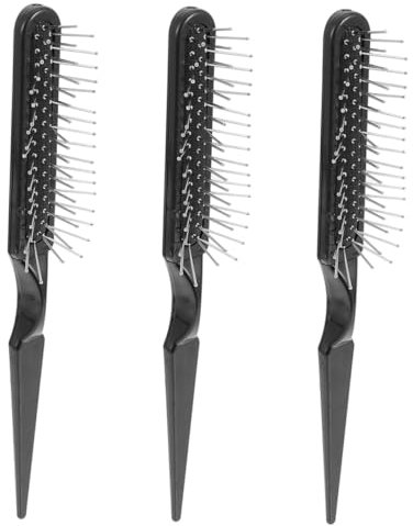 Homoyoyo 3pezzi Spazzole Capelli Donna Coda Di Topo Per Parrucchieri Antistatiche Per Districare Modellare e Styling Capelli Bagnati e Secchi Per Extension e Tintura