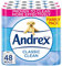 Andrex Complete Clean Toilet Roll 48 Rolls (Previously Andrex Classic Clean Toilet Tissue) Unbeatable Toilet Paper with Unique 3D Wave, FSC Certified