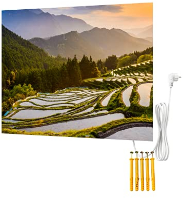 Bringer Imagen calefacción por infrarrojos sin marco – calefacción con imagen – 80 x 60 x 1,8 cm – Kumano Japón