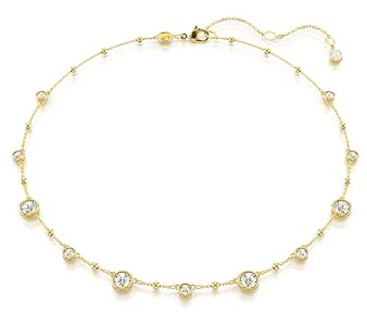 Swarovski Bernstein Halskette 5680090 rund