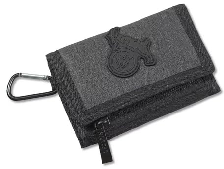 1. FC Köln Geldbeutel Anthra – Offizielles Fan Portemonnaie Herren Damen – RFID Schutz Wallet – Lederoptik Brieftasche mit Münzfach & Kartenfächer – FC Köln Fanartikel Geschenk