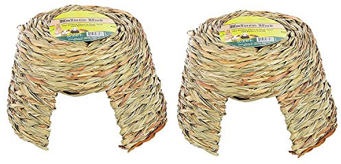 (2 Pack) Ware Nature Willow and Grass Pet Hut, Size Large