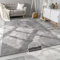 Paco Home Hochflor Teppich Wohnzimmer Flauschig Fellteppich Kunstfell Plüsch Shaggy Weich Fellimitat, Grösse: 200x280 cm, Farbe: Anthrazit