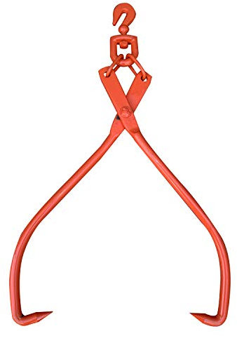 Pinzas deslizantes para levantar troncos, pinzas de acero giratorias, herramienta de elevación, manejo, arrastre y transporte, apertura de mandíbula de 32 pulgadas (giratorio de 32 pulgadas)