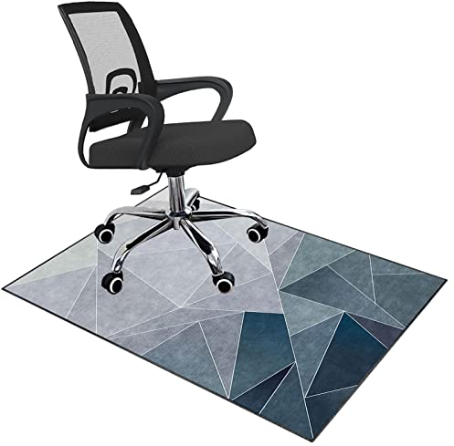 EYZO Bürostuhl Unterlage 140 × 180 cm | Bodenschutzmatte Gaming Teppich | Schreibtischstuhl unterlage für Harte Böden | Bodenschutzmatte Bürostuhl | rutschfeste Schutzmatte Bürostuhl