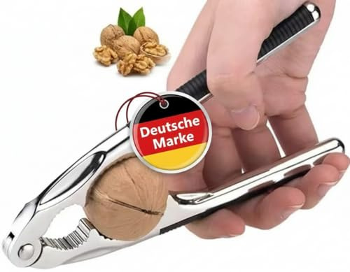 FlYHIGH Schiaccianoci Premium in ferro robusto, impugnatura ergonomica, universale per tutti i dadi, perfetto per il periodo natalizio - NUOVO modello 2025