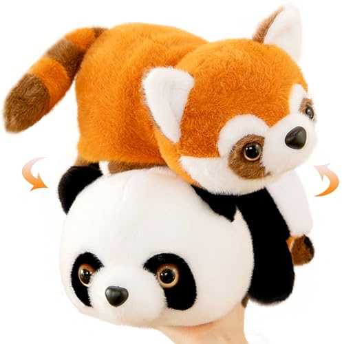 DBPBToU Peluche Panda 35/50/70 cm 2 in 1 Réversibles Peluche pour Enfants, Cadeaux en Garçons et Filles (50 cm)