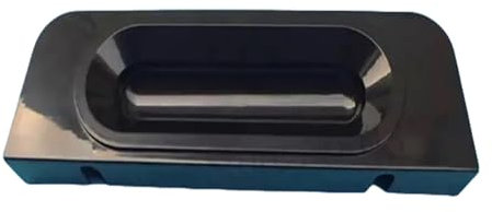 mhddhd 1 pièce de Rechange for bac d'égouttage d'eau avec Couvercle de trémie, Bassin Avant en Plastique de Remplacement, Accessoire for Machine à crème glacée Molle, Taille 327 x 103 mm