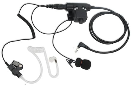 AXTGBHL Passar for Walkie Talkie-hörlurar Trådbundna hörlurar Headset Passar for Xiaomi Walkie Talkie Lite/1S/2/2S U94ptt Mjuk mikrofonhörlur(U94 and earphone)