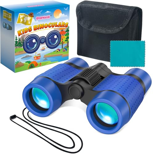 Binocolo per bambini, giocattolo per regali per bambini dai 3, 4, 5, 6, 7 e più vecchi, ragazzi, ragazze, giocattoli all'aperto per sport e giochi all'aperto, birdwatching