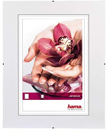 Hama Clip-Fix Frameless Picture Holder, anti-reflection glass, 10,5 x 15 cm