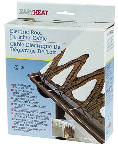 Easy Heat 120' 120V 5W Roof Shingle Down Spout Gutter De-Icing Cable ADKS600