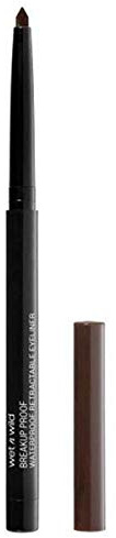 Wet n Wild, Megalast Retractable Eyeliner, Gel Eyeliner with Intense Finish and Long-lasting Effect for 16 Hours, Makeup for Eyes, Pigmented and Stain-proof Formula, Black Brown