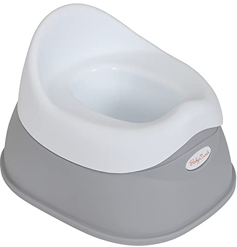 Babycurls Deluxe Steady Potty with Non Slip Grip Feet and Removable Bowl Seat - Easy to Clean Loo Training for Kids Toddlers Infants Practical Lightweight and Portable with High Back