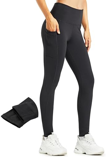 Libin Mujer Invierno Leggins Termicos Pantalones | Impermeable Mallas Termicas Cálido Elásticos Pantalon de Senderismo con Bolsillos