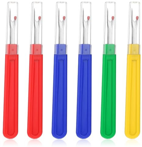 6 Teiliges Nahttrenner Set, Nahtauftrenner Stickentfernungswerkzeug, Kleiner Fadenschneider, Zum Entfernen Unerwünschter Säume Und Nähte