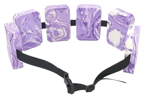 Cintura Galleggiante Per Il Nuoto Cintura da nuoto regolabile, cintura in schiuma EVA, allenamento for il, galleggiante for principianti(Purple)