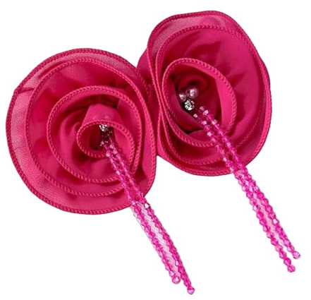 Sewing Patches Elegant Flower Beaded Tulle Applique Brooch for Decoration Brooch Appliques Sew on Dress Bridal Party Accessories