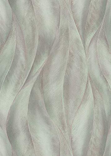 Erismann Fashion for Walls 2 | 1014818 | Vliestapete Naturoptik | 0.53 m x 10.05 m | Türkis
