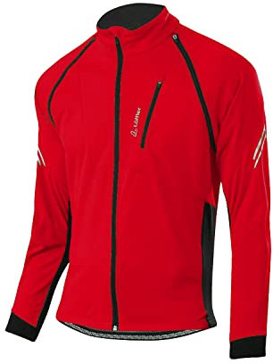 Löffler San Remo 2 WS Light Zip-Off Fahrrad Jacke Herren rot