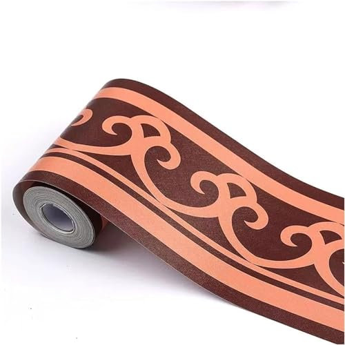 Bordes de papel tapiz, borde de pared, borde de papel tapiz de 394 pulgadas, borde de pared autoadhesivo impermeable, borde de pared autoadhesivo extraíble, adecuado for decoración del hogar del hotel