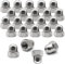 Aoyswuz 30 Piezas Tuercas Hexagonales M6 Tuerca de Sombrerete Hexagonal para Tornillos, Pernos Roscados, Varillas Roscadas
