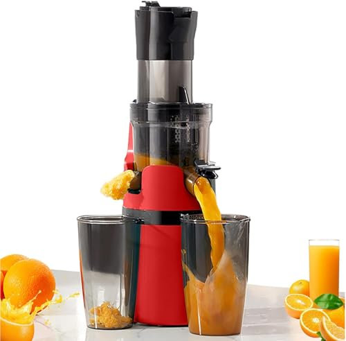 Bärbar centrifugaljuicer för hemmet, professionell helfrukt- och grönsakspressare, 90 mm/3,5 tums utmatningsränna, lämplig för äpplen, apelsiner, päron, milkshakes,C