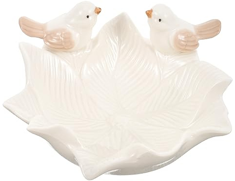 COSMEVIVI Plateau de Rangement Céramique pour Bijoux Coupelle Décorative pour Affichage et Stockage de Bijoux Dresser et Décoration de Magasin Type
