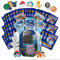 Pokemon XXL Geschenkset, 200+ zufällige Karten, inkl. 1 V/EX Karte, 20 Holo/Reverseholo Karten, 2 Pokemon Minifiguren, 1 Tin Box zur idealen Aufbewahrung, 65 Originale Pokemon Sleeves und viel mehr!