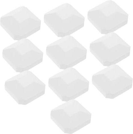 MAGICLULU Set di 10 Bricchette di Ricambio in Cordierite per Barbecue A Gas Autopulenti per Cucinare Allaperto