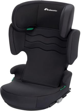 Bebeconfort Hera Fix i-Size Sitzerhöhung, ISOFIX-Kindersitz, i-Size-Kindersitz, Zusammenklappbar, superkompakt und leicht, ab 3,5 Jahre bis zu 12 Jahren, 15-36 kg, 100-150 cm, Mineral Black