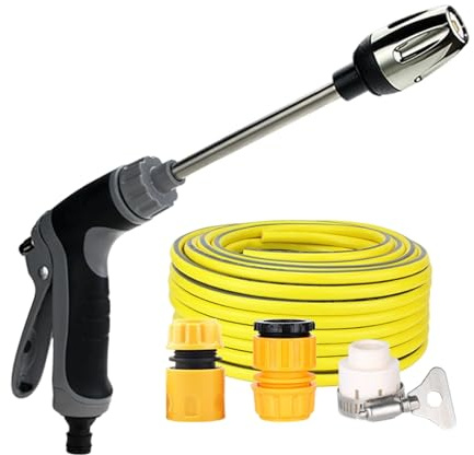 Pulitore ad alta pressione | Macchina di pulizia regolabile | Lavapavimenti portatile – per auto commerciali industriali, giardino, patio, cortile esterno