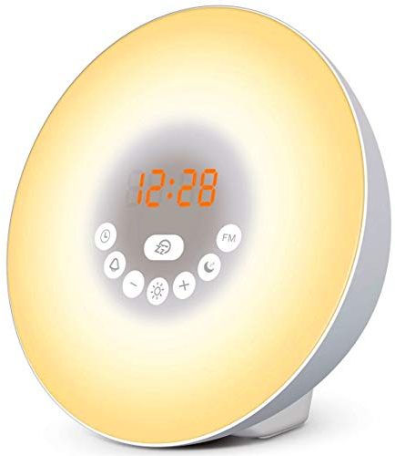 Simulatore dell’Alba per un Risveglio Dolce e Luminoso – Riposate meglio con la modalità Notte Fonda – Vivete delle mattine più zen - Sveglia con Luce