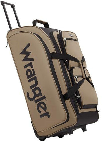 Wrangler Wesley Roll-Duffelbag, Tannin, Groß 76 cm