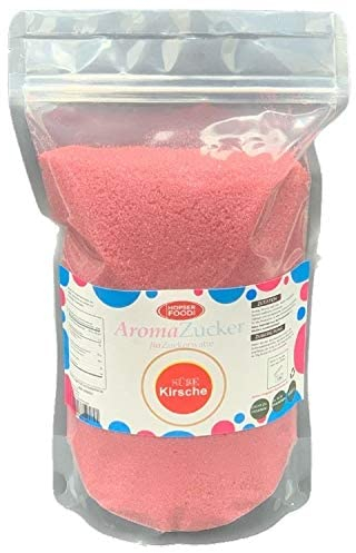 1 KG de azúcar de colores azúcar aromatizada para algodón de azúcar de colores | gusto cereza