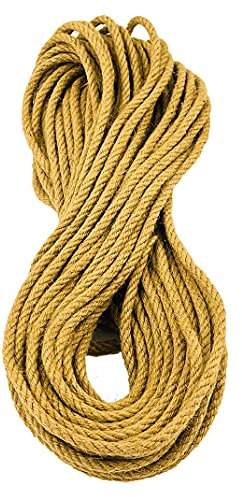 AKSOY Hemp Rope for Cat Tree and Tower, DIY Cat Scratcher Sisal Rope for Cat Scratching Post Tree Replacement, Playing Flexible Scratching Pad 6mm x 10m