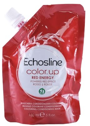 Echosline | Color Up Red Energy - Maschera Colorante per capelli Rosso - 150 ML