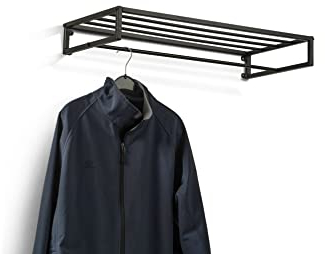 M2 Kollektion Garderobe Andorra 7 in schwarz, B/H/T = 75x10x35cm