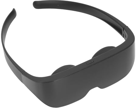 Occhiali AR, 4K HD schermo occhiali 3D VR, Distanza interpupillare e lunghezza focale regolabili Occhiali di visualizzazione video 2.4G 5G Dual Band Occhiali di realtà virtuale