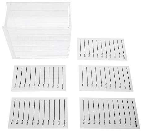 5-Tier Transparent Eyelash Storage Box with Glue & Tool Compartments – Lightweight, Stackable Lash Extension for Salons & Artists